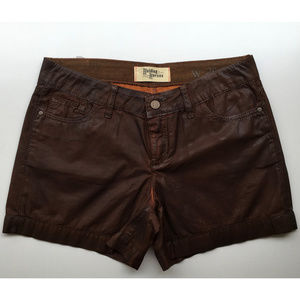 Anthro Holding Horses Coated Crinkled Shorts NWOT